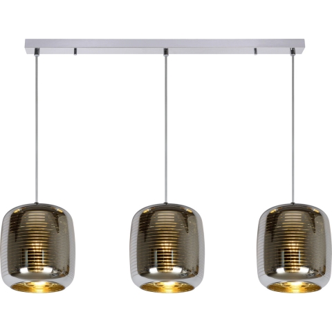 Lucide Eryn - Hanglamp - 88 X 20 X 157 Cm - Chroom