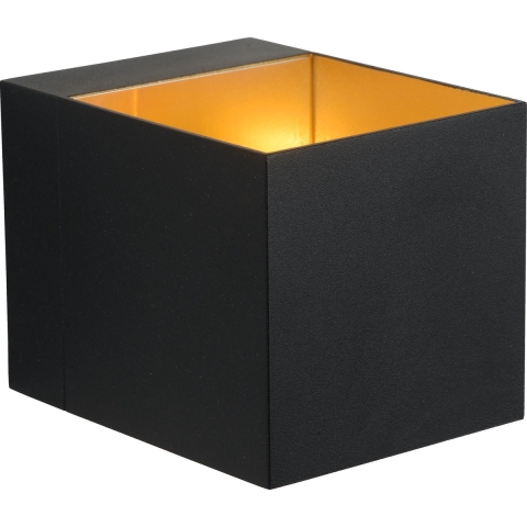 Lucide Devi - Wandverlichting - 8 X 10,5 X 8 Cm - Zwart