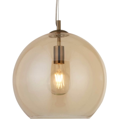 Searchlight Balls - Hanglamp - Ø 25 X 120 Cm - Amber