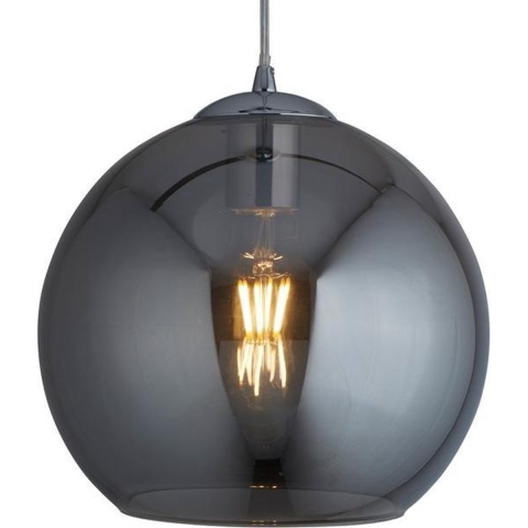 Searchlight Balls - Hanglamp - Ø 25 X 120 Cm - Gerookt Glas