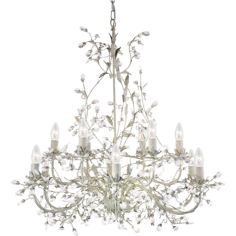 Searchlight Almandite - Luster - Ø 87 X 146 Cm - 'crème Goud