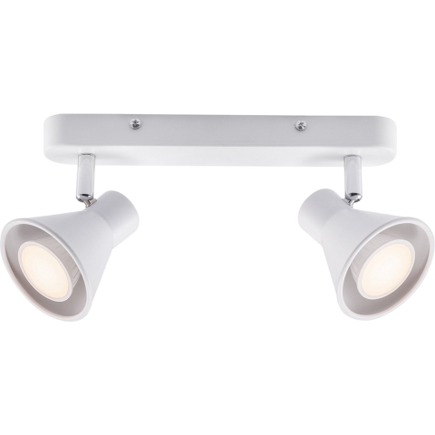 Nordlux Eik 9 - Opbouwspot 2L - 28,5 X 8,6 Cm - Wit