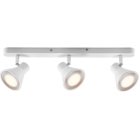Nordlux Eik 9 - Opbouwspot 3L - 45 X 8,6 Cm - Wit