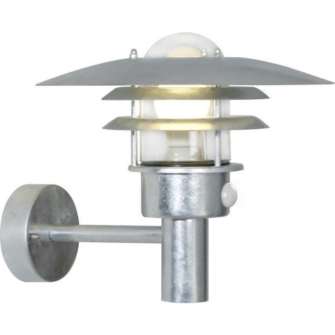 Nordlux Lønstrup 32 Sensor - Buiten Wandverlichting Met Bewegingsdetector - 32 X 28,5 X 36 Cm - IP44 - Gegalvaniseerd Staal
