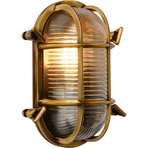 Lucide Dudley - Buiten Wandverlichting - 14 X 10 X 20 Cm - IP65 - Mat Goud