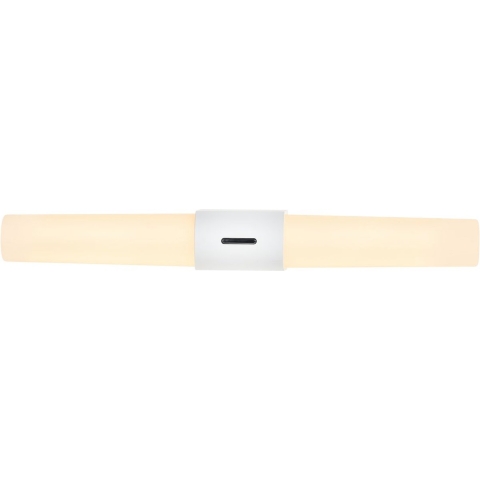 Nordlux Helva Double Basic - Wandverlichting - 10,6 X 5,7 X 42,5 Cm - 9W LED Incl. - IP44 - Wit