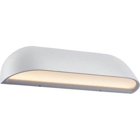 Nordlux Front - Buiten Wandverlichting - 26 X 6,8 Cm - 8W LED Incl. - IP44 - Wit