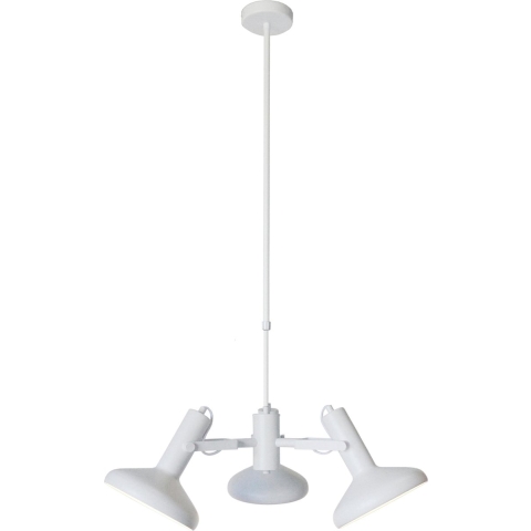 Artdelight Vectro - Hanglamp - Ø 55 X 173 Cm - Wit