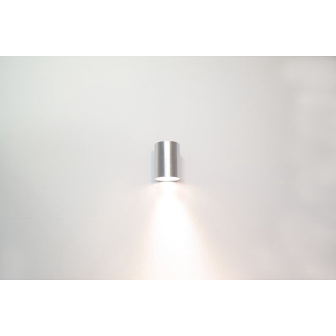 Artdelight Roulo1 - Wandverlichting - Ø 6,4 X 9 Cm - Aluminium