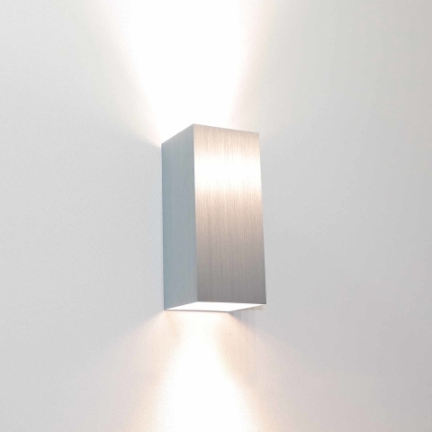 Artdelight Dante - Wandverlichting - 6,7 X 6,7 X 15,4 Cm - Aluminium