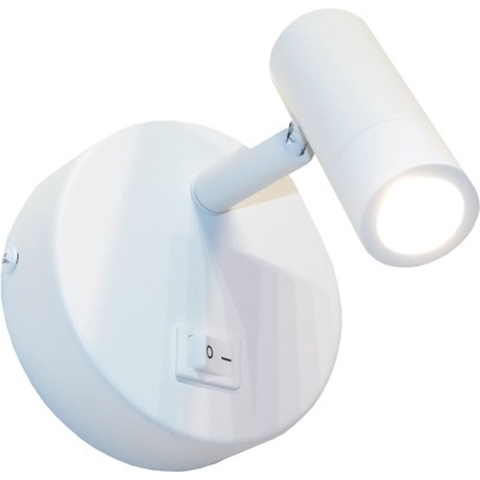 Artdelight Simply - Wandverlichting Met Schakelaar - Ø 10 Cm - 3W LED Incl. - Wit