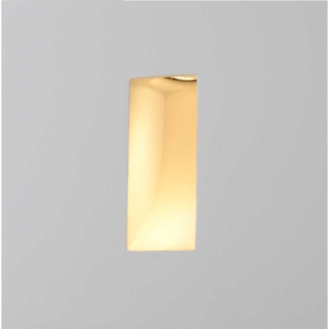 Artdelight Pires - Inbouw Wandverlichting - 8 X 4,8 X 16,5 Cm - 2W LED Incl. - Wit