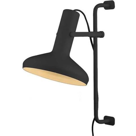 Artdelight Vectro - Wandverlichting Met Schakelaar - 21 X 30 X 52 Cm - Zwart