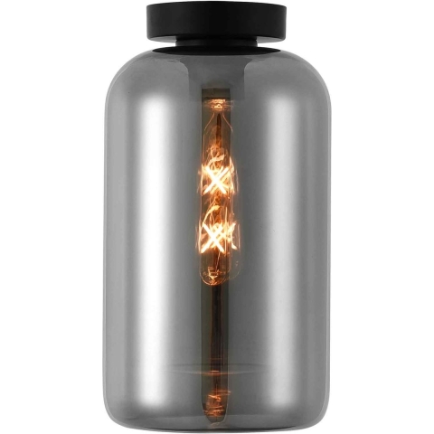 Artdelight Botany - Plafondverlichting - Ø 18 X 33 Cm - Titan