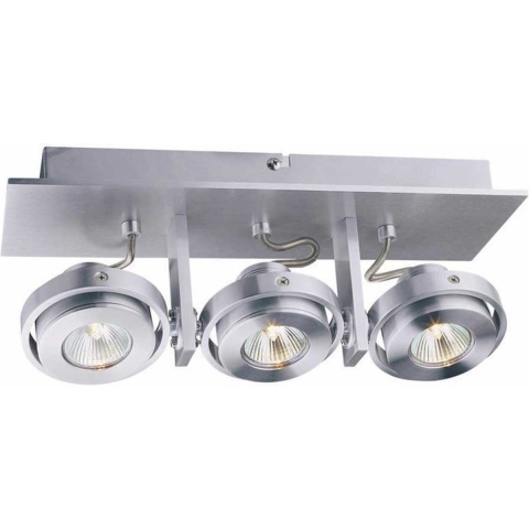 Artdelight Meist - Opbouwspot 3L - 34,5 X 11,5 X 15 Cm - Aluminium
