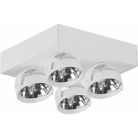 Artdelight Dutchess - Opbouwspot 4L - 25 X 25 X 18 Cm - Wit