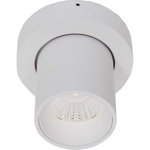 Artdelight Laguna - Opbouwspot 1L - Ø 10 X 9,5 Cm - 6W Dimbare LED Incl. - Wit