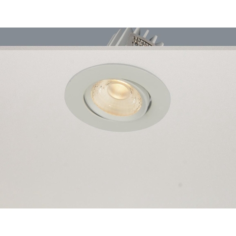 Artdelight Venice 2208 - Inbouwspot - Ø 80 Mm, Ø 68 Mm Inbouwmaat - 8W Dimbare LED Incl. - IP44 - Wit