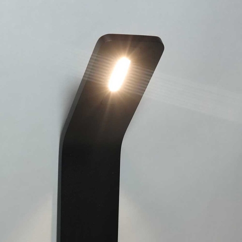Artdelight Koloa - Tuinpaal - 11 X 6 X 40 Cm - 6W LED Incl. - IP54 - Zwart