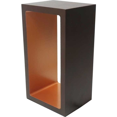 Artdelight Corridor - Tafellamp - 18,2 X 10 X 8 Cm - 3 Stappen Dimmer - 6W LED Incl. - IP40 - Bruin En Goud