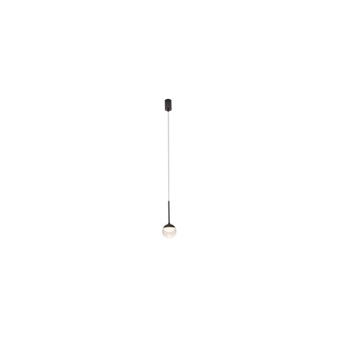 Maxlight Zoom - Hanglamp - Ø 10 X 200 Cm - 6W LED Incl. - IP44 - Zwart