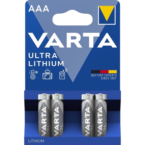 Varta 2400 Lithium AAA NR.6103 4Pak