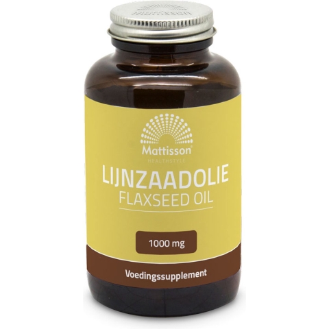 Lijnzaadolie 1000mg Capsules