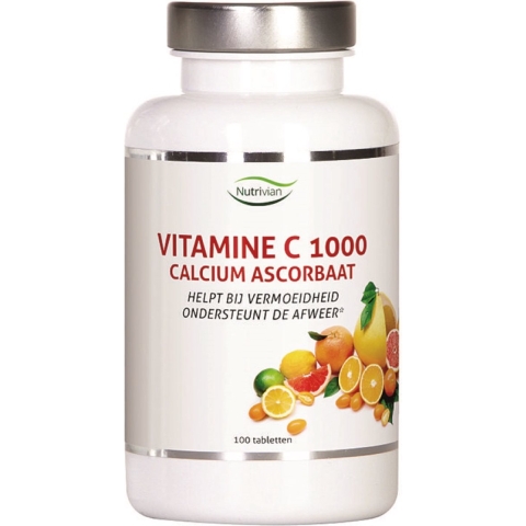 Nutrivian Vitamine C 1000 Calcium Ascorbaat Tabletten
