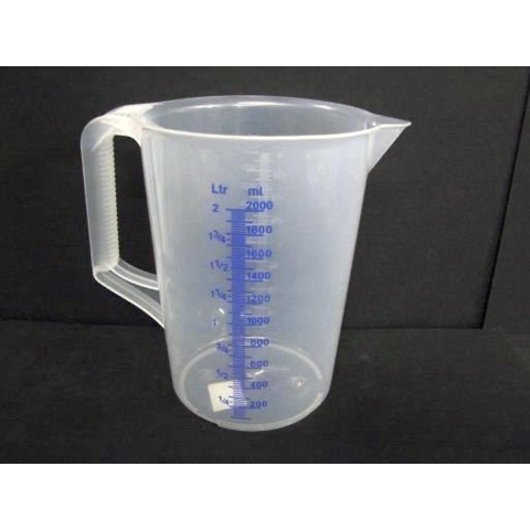Maatbeker kunststof 2 liter