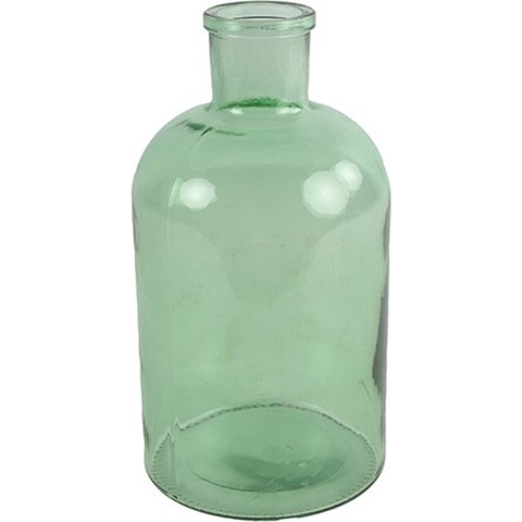 Vaas apothekersfles groen 14x14x27cm