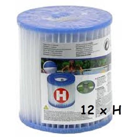 Intex H-filterpatroon PER 12 stuks