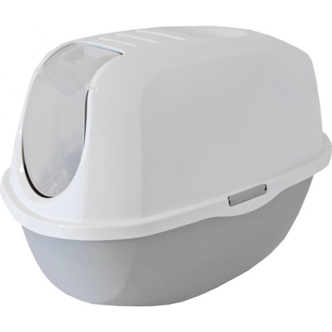 Moderna kattentoilet Smart Cat warmgrijs/wit - Gebr de boon