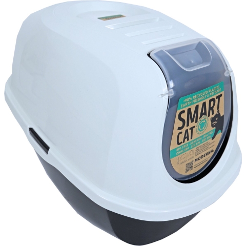 Kat toilet smart cat zwart wit - Gebr de boon
