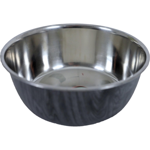 Eetbak hond RVS deco grijs 1890 ml - Gebr de boon