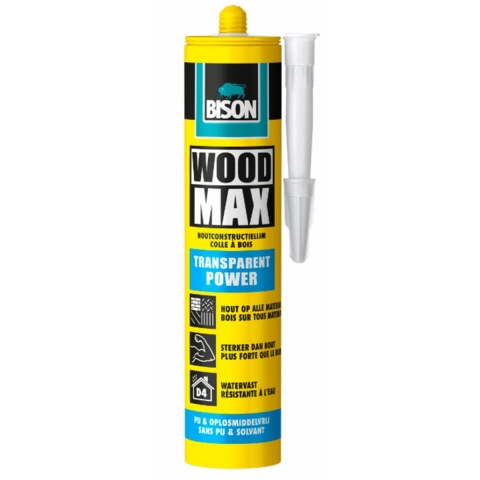 Wood Max Transparant Power 320Gr - Bison