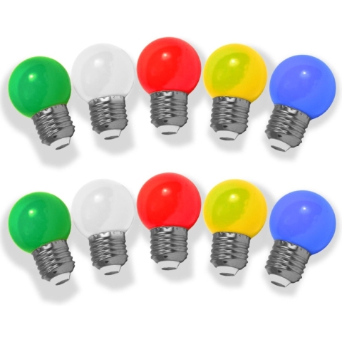 Gekleurde ledlampen 10 st. - Velleman