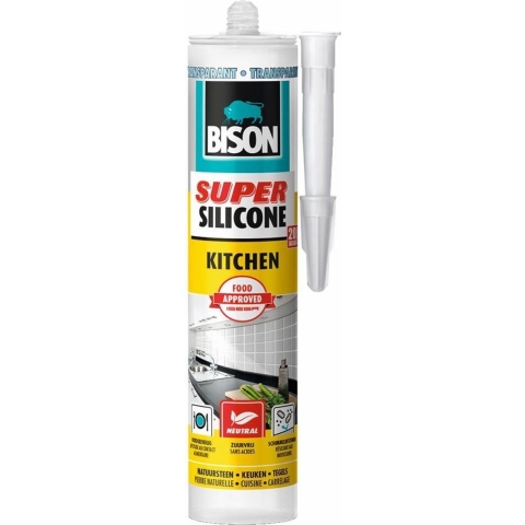 Bison super siliconenkit keuken 0,31l - Hortus