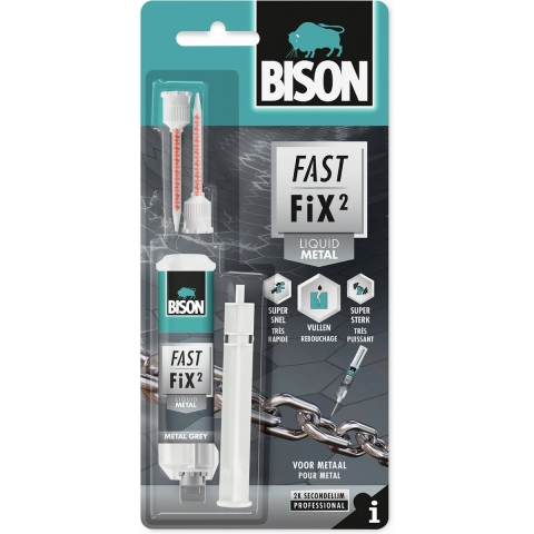 Bison fast fix2 metaal 10gr - Hortus