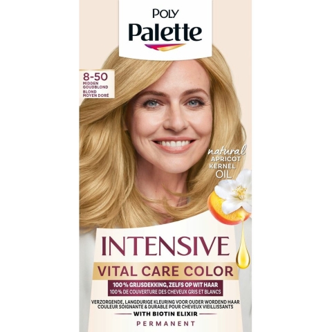 3x Palette Vital Care 8-50 Midden Goudblond