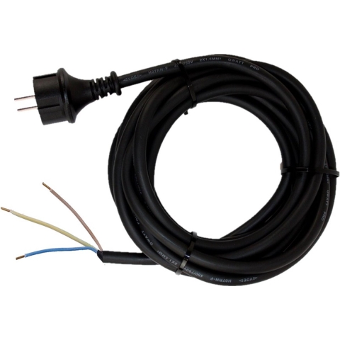 QwattPro 2511124 Aansluitkabel - 3G1,5 H07RN-F - Zwart - IP44 - 5m
