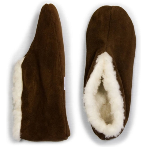 Bernardino Spaanse sloffen/pantoffels - voor dames/heren - bruin - suede 39 -