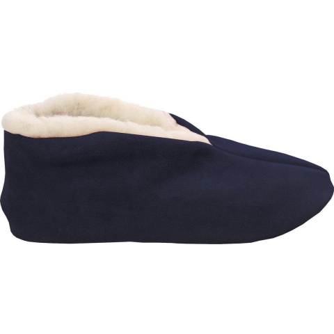 Bernardino Spaanse sloffen/pantoffels - voor dames/heren - donkerblauw - suede 40 -