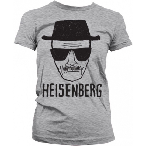Dames T-shirt Breaking Bad Heisenberg grijs M -
