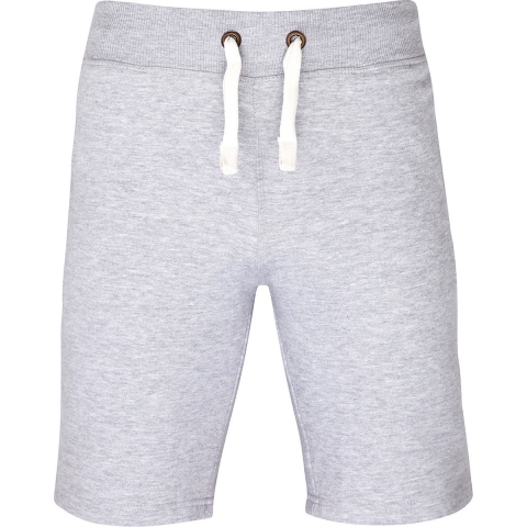 Korte broek of shorts Campus voor heren - grijs - katoen/polyester - badstof M -