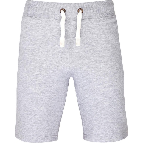 Korte broek of shorts Campus voor heren - grijs - katoen/polyester - badstof XL -