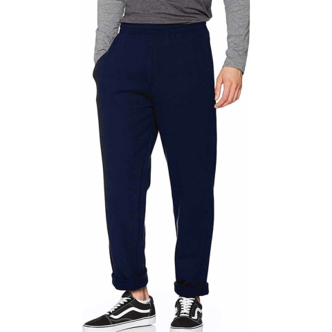 Fruit Of The Loom Joggingbroek - donkerblauw - volwassenen - Sportbroek - rechte pijpen S (EU 48) -
