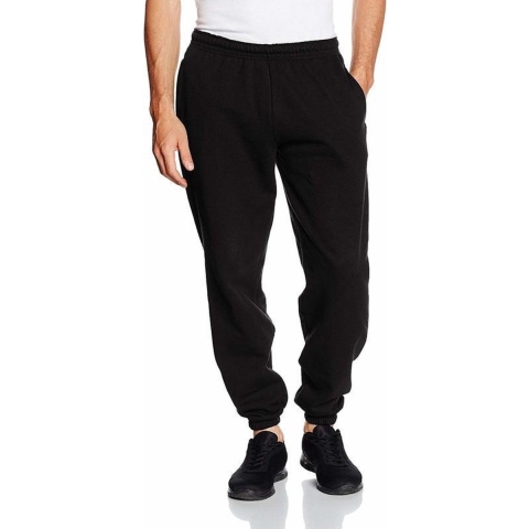 Fruit of the Loom joggingbroek - heren - Zwart - Sportbroek/trainingsbroek - Kleding S (EU 48) -