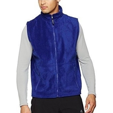 Fleece bodywarmer kobalt blauw voor volwassenen 2XL (44/56) -
