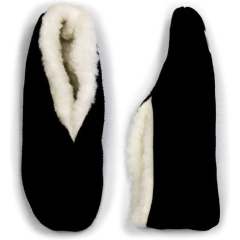 Zwarte echte suede Spaanse sloffen heren maat 45 45, -