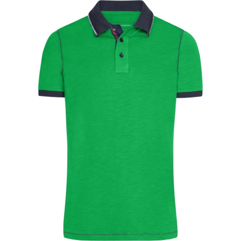 Urban heren poloshirt groen M -